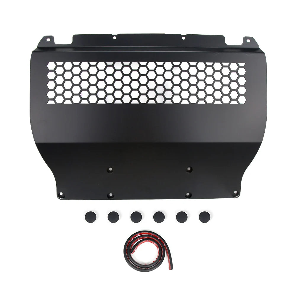 BMW X3 M F97 / X4 M F98 Black Aluminium Alloy Engine Oil Cooler Skid Plate Lower Guard Plate 2 mm