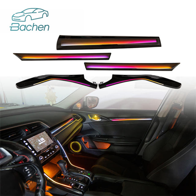 Honda Civic 10th Gen 64-Colour LED Interior Ambient Light Kit — Premium Vehicle-Specific Ambient Lighting