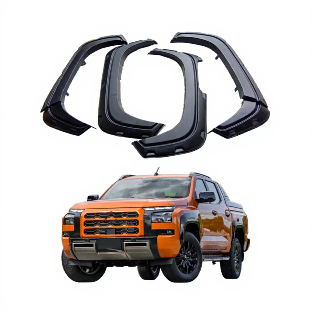 4x4 ABS Wheel Arch Fender Flares for Triton L200 2024+ Car Fender Flares Vacuum Formed