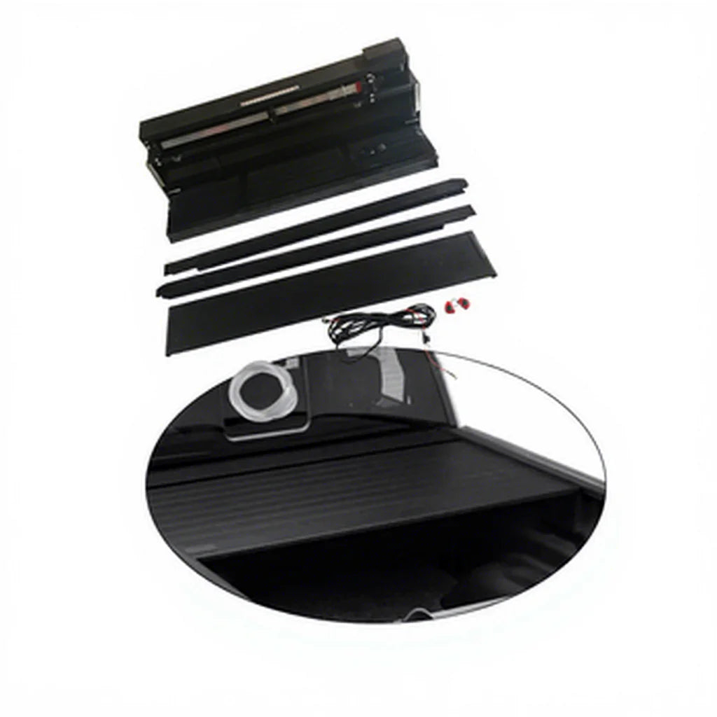 DL GZDL4WD Aluminum Alloy Manual Roller Shutter Retractable Tonneau Cover for for Wildtrak Raptor XLT T6-T9 2022-2023