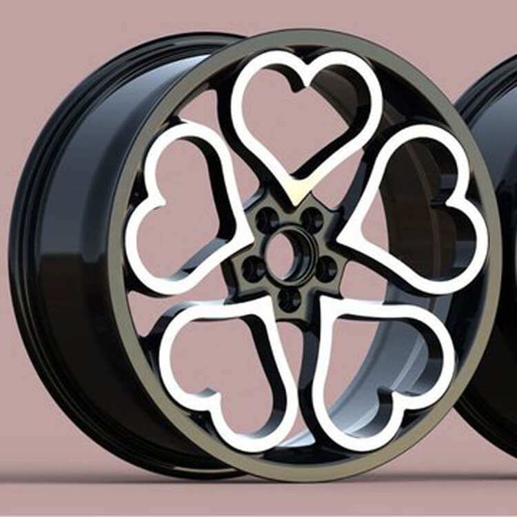 [RIM-014] 2015-2024 Porsche Cayenne 17-19 Inch 5x130 Forged Alloy Wheel Set Of 4 Heart Design
