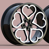 [RIM-014] 2015-2024 Porsche Cayenne 17-19 Inch 5x130 Forged Alloy Wheel Set Of 4 Heart Design