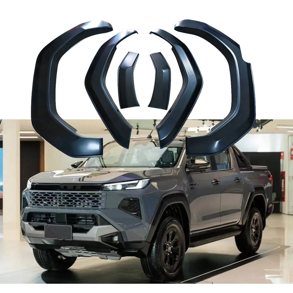 For 2026+ Hilux Travo double cab Prerunner & 4TREX Trim Kit Wheel Arch Cover Body Kit Fender Flare