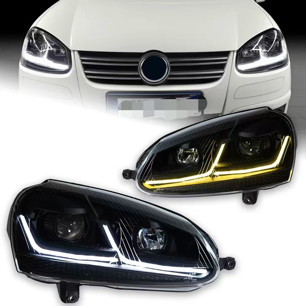 VW Golf V / Jetta III 2003–2010 LED Headlight with DRL 1K6941005S / 1K6941005P