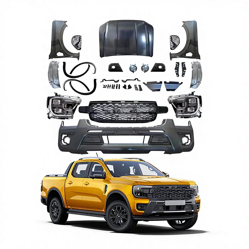Conversion Upgrade Body Kit for Ranger T6 T7 T8 Upgrade to T9 Wildtrak Facelift Body Kits