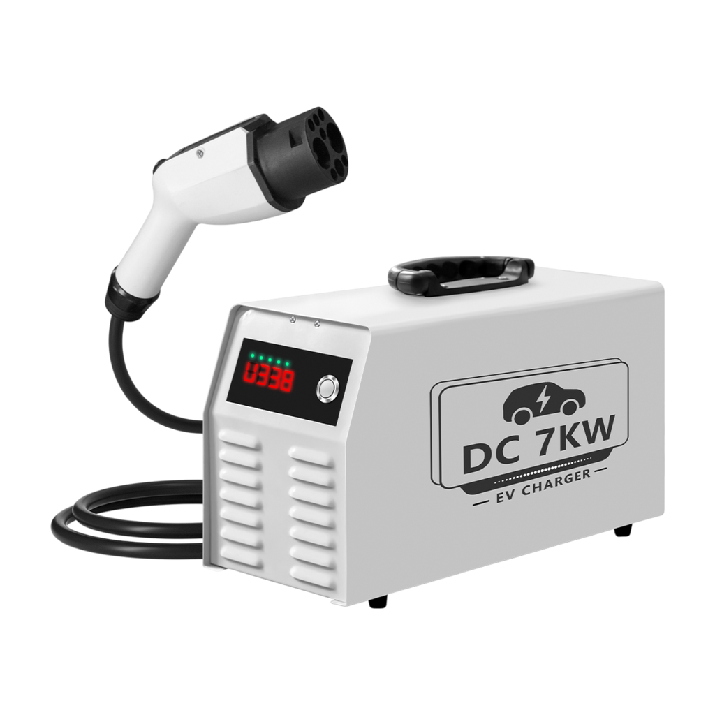 GB/T Portable EV Charger 7kW DC 32A Electric Car Charging Station with Color Screen