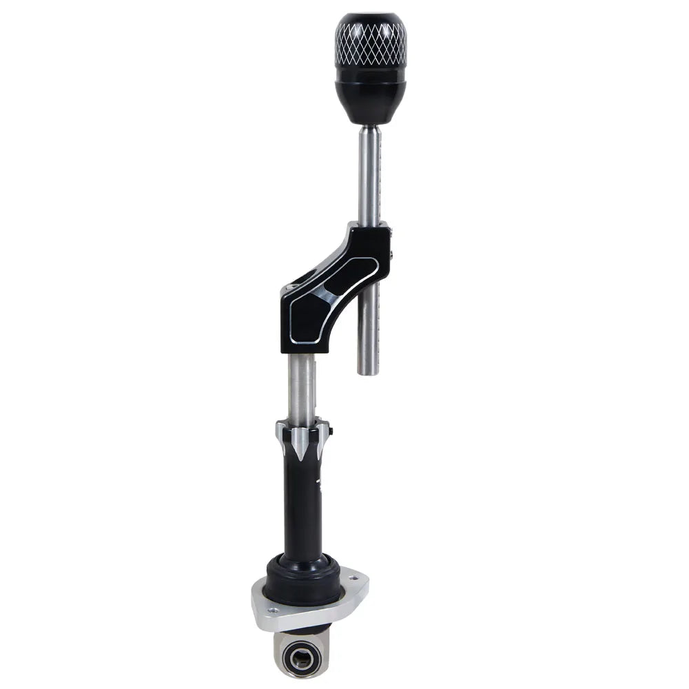 Honda Civic EF EG EK Integra DA DC2 B16 Adjustable Short Throw Racing Shifter Box with Knob - Black Aluminium