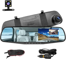 Load image into Gallery viewer, Universal 1080P 4.3 inch Rear View Backup Camera Dash Cam