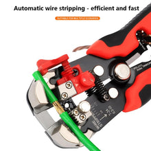 Load image into Gallery viewer, Wire Stripper Tool – 8in Self-Adjusting Multi-Function Cutter &amp; Crimping Pliers for DIY and Industrial Work