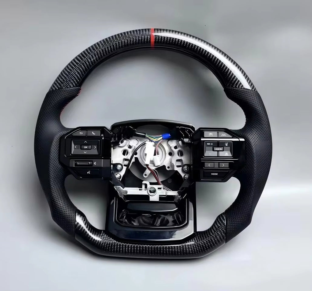 Toyota Land Cruiser Hilux Camry Cruise Control Leather Steering Wheel