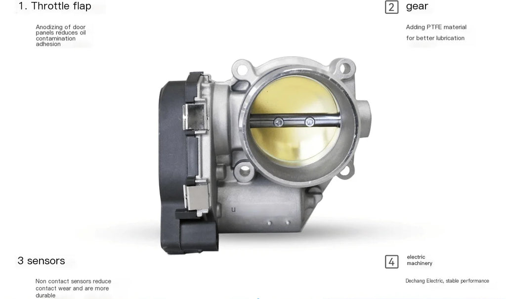 VW Polo 2017–2019 Petrol Throttle Body 03C133062H / 03C133062N