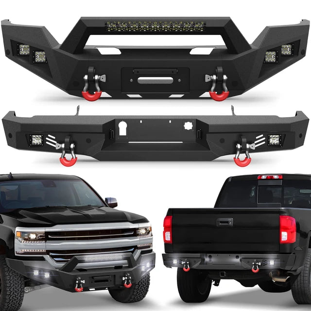 Chevrolet Silverado 1500 Full Width Front and Rear Bumpers