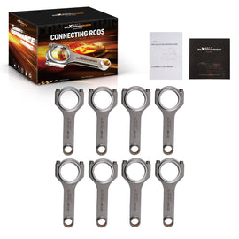 Factory 8x H-Beam Forged 4340 Connecting Rod for Chevy BBC 454 6.385