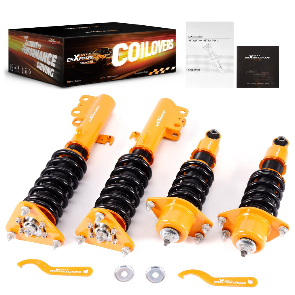 Front Rear Coilover Struts Shock Suspension Kit for Toyota Scion Tc 2005-2010 USA ANT10L Camber Height Adjustable