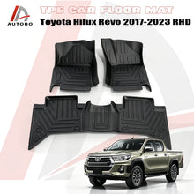 Load image into Gallery viewer, [HIL-FLOOR-004] 2017-2023 Toyota Hilux 3D TPE Floor Mats