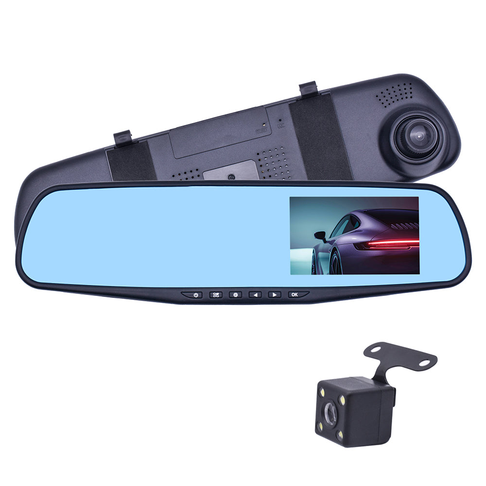 Universal 1080P Rear View Mirror Dash Cam