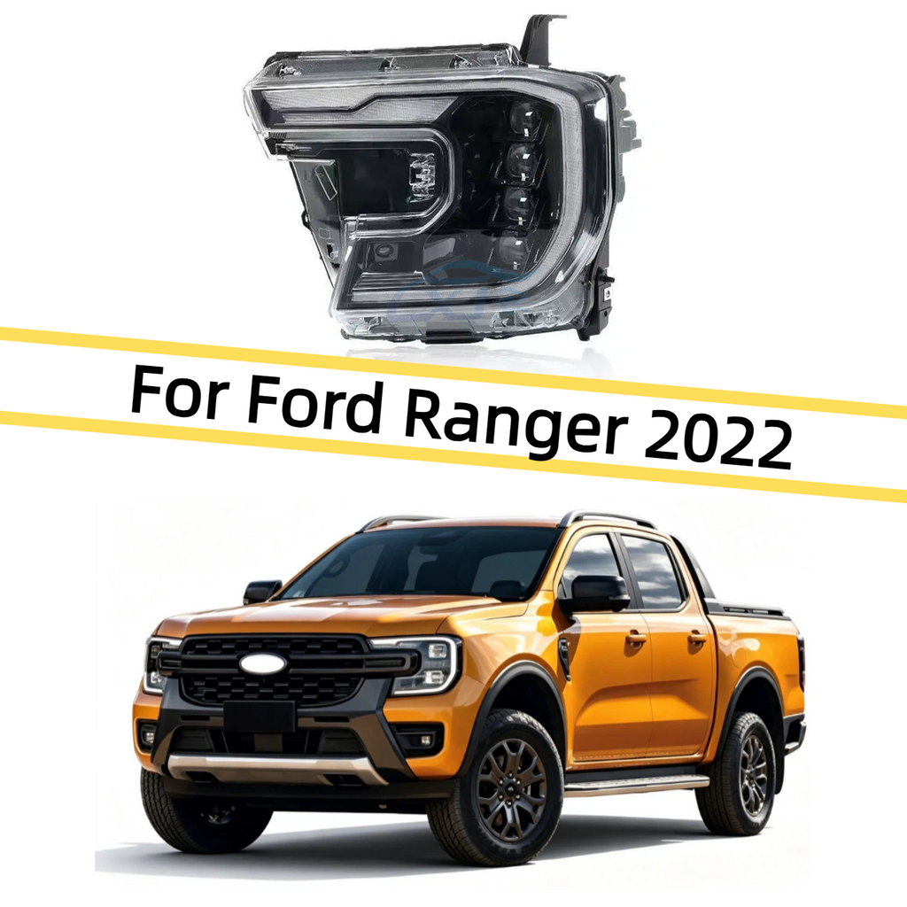 Next-Gen LED headlight assembly matrix projector for Ford Ranger 22-24