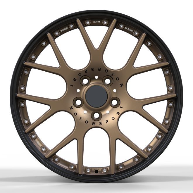 Universal 22 Inch Matte Bronze Forged Sports Alloy Wheel