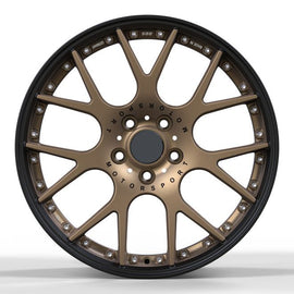 Universal 22 Inch Matte Bronze Forged Sports Alloy Wheel