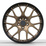 [SPR-UNI-125] Universal 22 Inch Matte Bronze Forged Sports Alloy Wheel