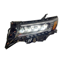 Load image into Gallery viewer, Sanvi LED front headlight assembly pair for Toyota Prado with aggressive modern DRL styling