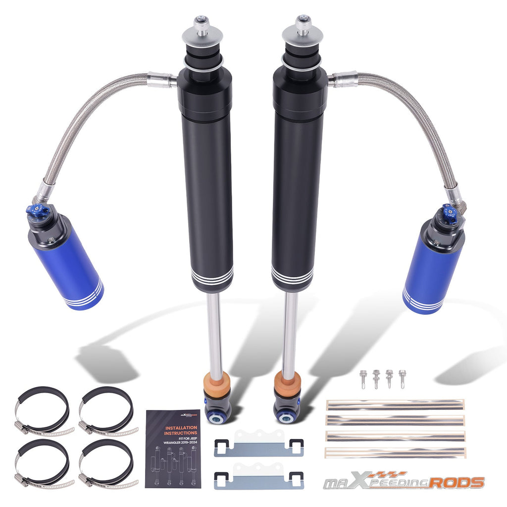 X3 Series 4-6 Inches Front Shock Absorber & 10 Way Damper Reservoir for Dodge Ram 1500 2500 2006-2013 4WD
