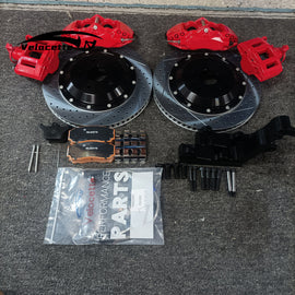 Custom Red Aluminum 9202 4Pot Big Brake Caliper Kit - Ford Ranger