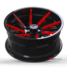 Load image into Gallery viewer, [RIM-007] 2015-2024 Toyota Hilux 20-28 Inch 6x139.7/5x150 Forged Alloy Wheel Set Of 4 Black