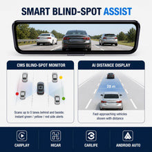 Load image into Gallery viewer, Universal 1080P 9.66 inch Rear View Mirror Dash Cam