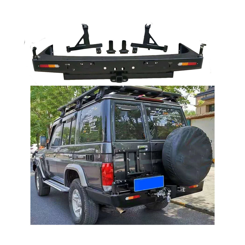 Auto Body Systems 4X4 off Road Car Rear Bull bar Bumper for Land Cruiser 78 LC75 LC76 LC78