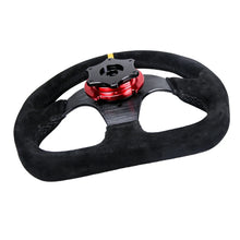 Load image into Gallery viewer, Universal Aluminium D-Shaped Lock Steering Wheel Quick Release Hub Adapter - 5 Colours