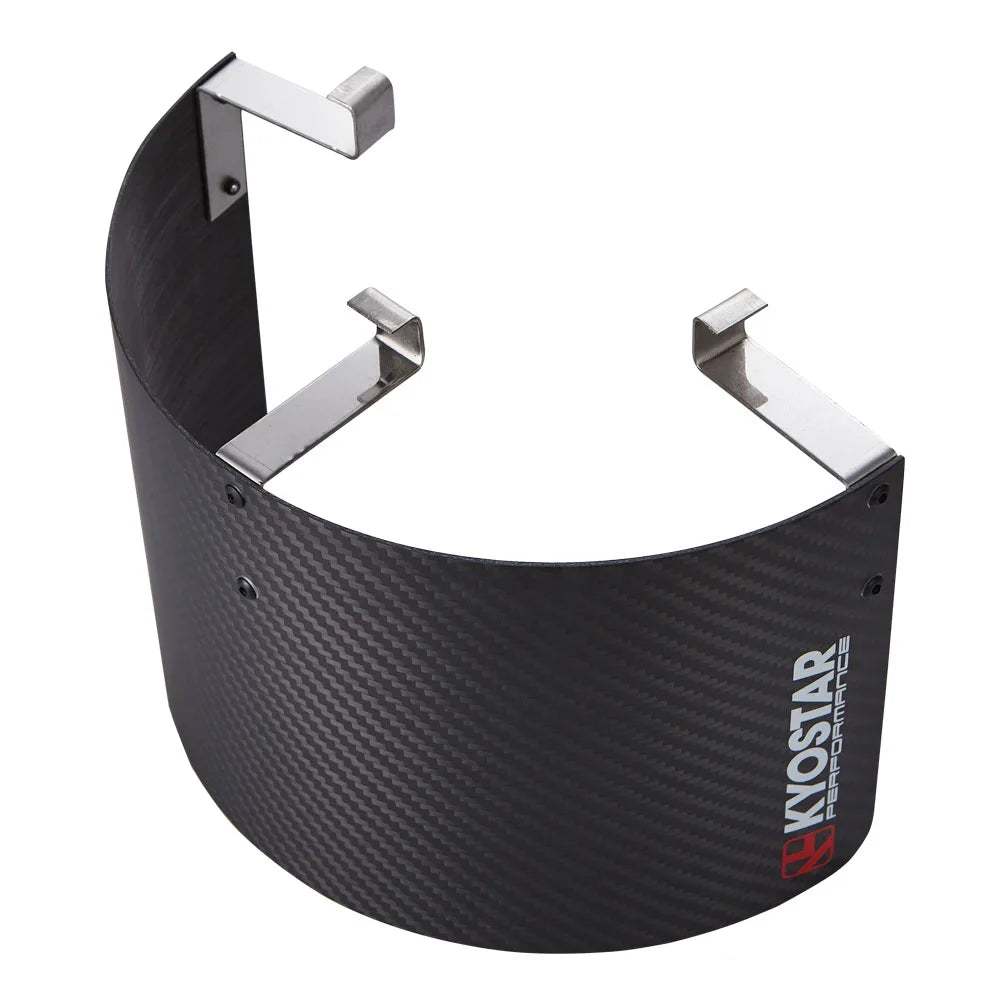 Universal Carbon Fibre Cone Air Filter Heat Shield Cover for 2.25-3 inch Filters