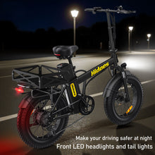Load image into Gallery viewer, Cargo Electric Bike Hidoes F3 Pro Cargo Electric Bike 20" Fat Tire with 26Ah Battery, Long Range Loading E-Bike, Hydraulic Brakes &amp; Direct EU UK Shipping