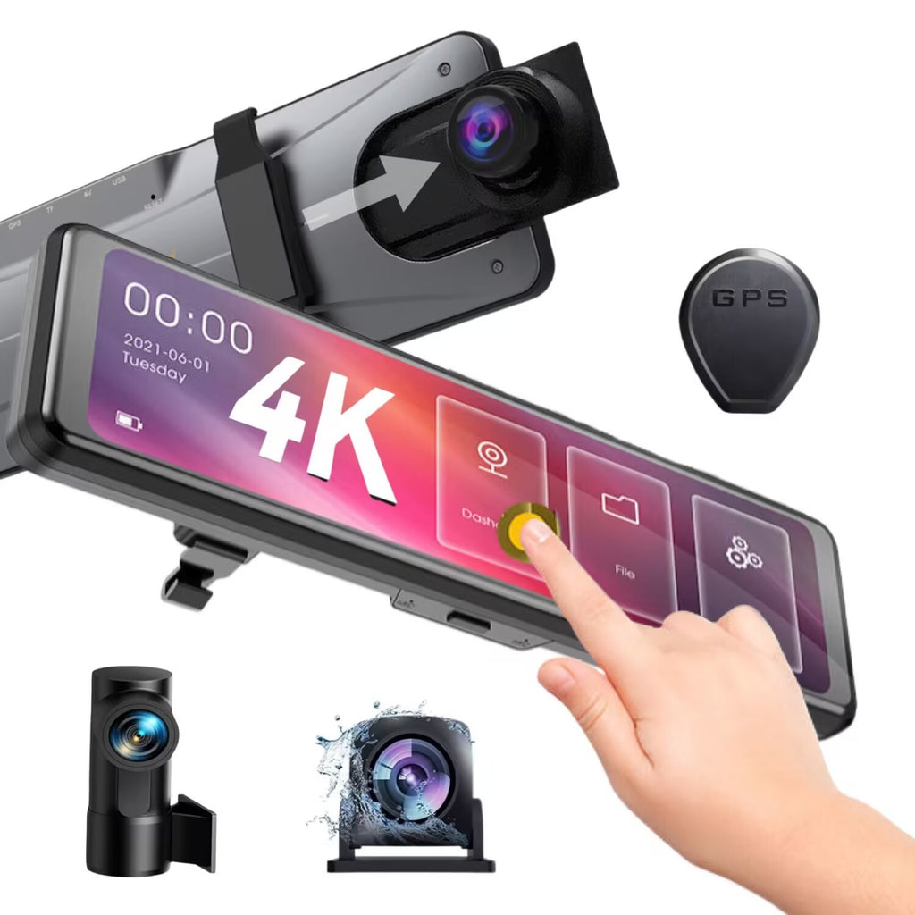 Universal 1080P 11.88 inch Rear View Mirror Dash Cam