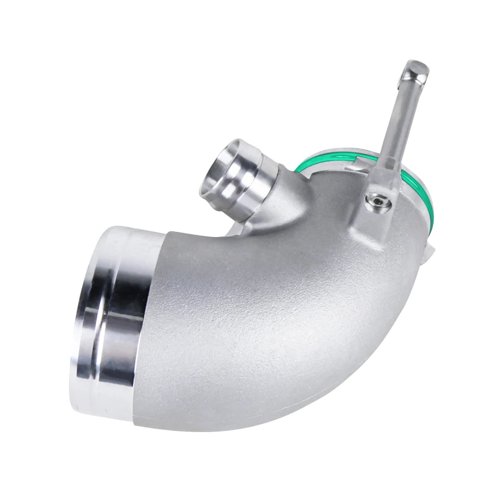 VW Golf GTI MK7 / Audi A3 S3 TT MK3 2.0T Silver Aluminium Integrated Turbo Inlet Elbow 59mm 70mm