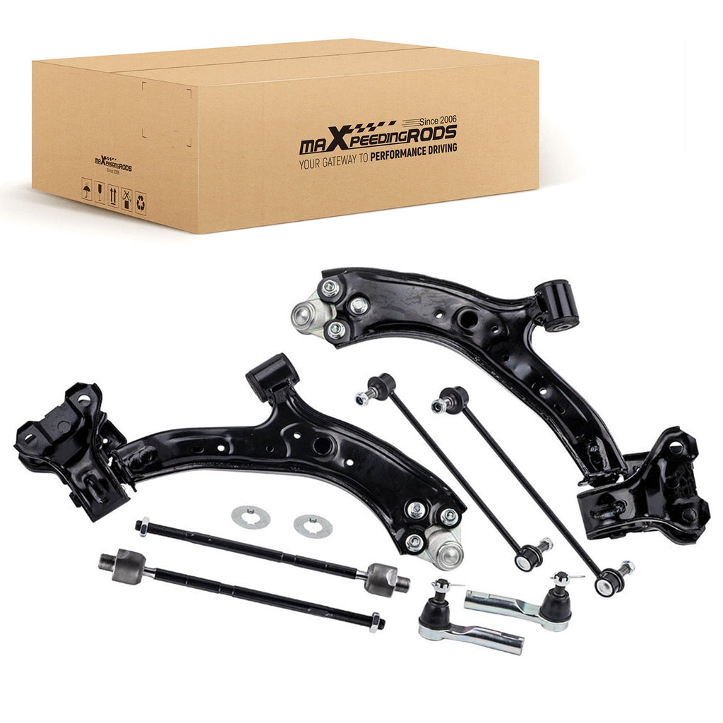 Front Lower Control Arm Ball Joint Sway Bar Tie Rod for 2007-2011 Honda CR-V CRV