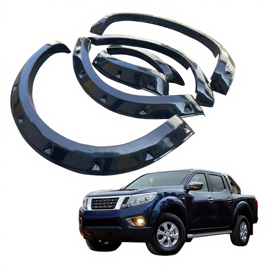 OEM ABS Black Pocket Car Fender Guard Flares Wheel Arch Extension Kits for Navara NP300 Navara D23 2015-2020 Modified