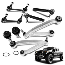 Load image into Gallery viewer, 8pcs Front Suspension Control Arm Steering Ball Joint Sway Bar Link Tie Rod for Hummer H3 2006-2010