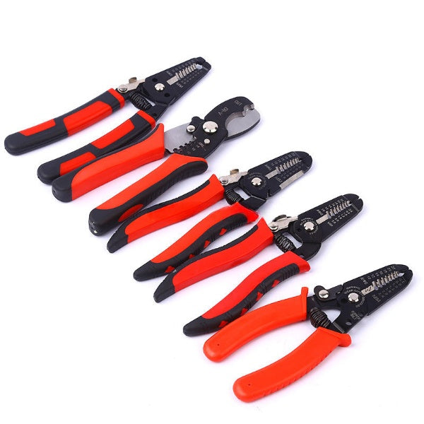Wire Stripper Tool – 7-in-1 Automatic Cable Cutting & Crimping Pliers with PVC Handle