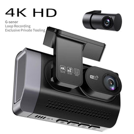 4K Dual Dash Cam Front/Rear WiFi GPS Night Vision