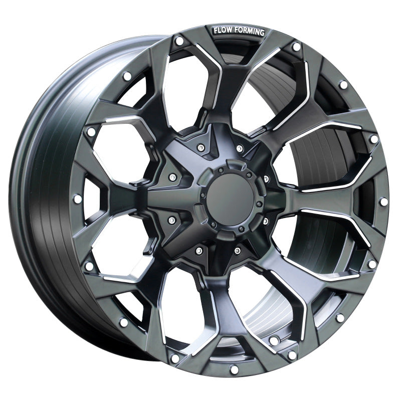 2005-2024 Toyota Hilux Set of 4 18 20 Inch Matte Black 6x139.7 Off Road Alloy Wheel Rim