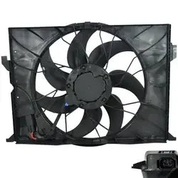 Mercedes-Benz C-Class W204 600W Radiator Cooling Fan Assembly A2045000293 A2049066802