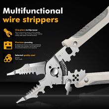 Load image into Gallery viewer, Wire Stripper Tool – 21-in-1 Industrial Pliers for Stripping, Cutting &amp; Crimping with OEM Support