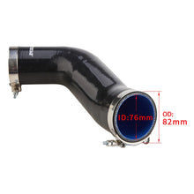 Load image into Gallery viewer, Black Silicone Air Intake Hose with 2 Clamps for VW Golf MK7 GTI and Audi A3 S3