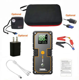 12V 10000mAh Multi-Function Car Jump Starter Emergency Power Bank