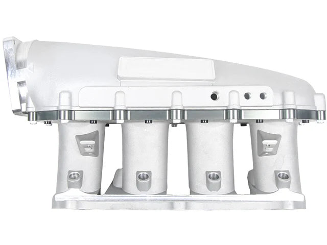 Race Pattern K-Series Intake Manifold System for 2002-2005 Honda Civic Coupe Si and RSX - Silver Aluminium
