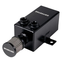 Load image into Gallery viewer, Universal 1 Litre Baffled Aluminium Oil Catch Tank, 8AN Inlet, 12AN Filter, 10AN Drain