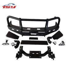 Load image into Gallery viewer, Universal / multi-fitment Black Steel Bull Bar Front Bumper Guard