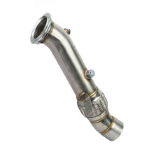 Load image into Gallery viewer, BMW N55 535i F10 640i 740Li Exhaust Downpipe Polished Steel