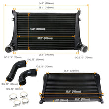 Load image into Gallery viewer, VW Golf Mk7 GTI / Golf R / Audi A3 S3 8V 1.8T 2.0T 70mm Competition Intercooler - Black